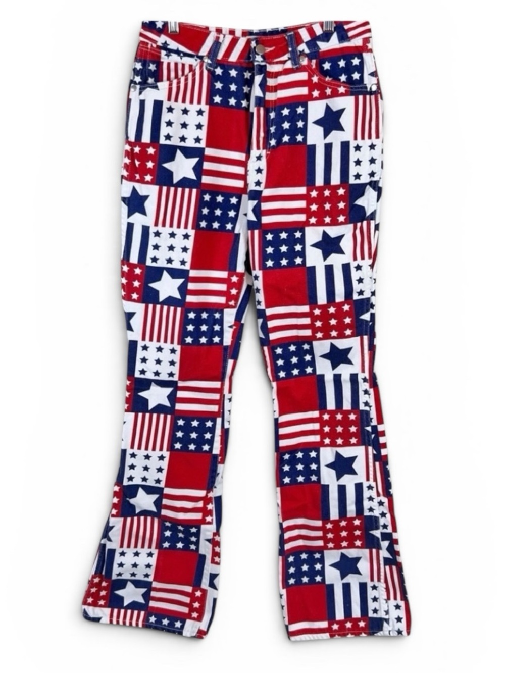 Wrangler‎ Star Stripe Patriotic Westward 626 Boot Cut Denim Jeans